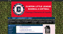 Desktop Screenshot of clintonbaseball.net